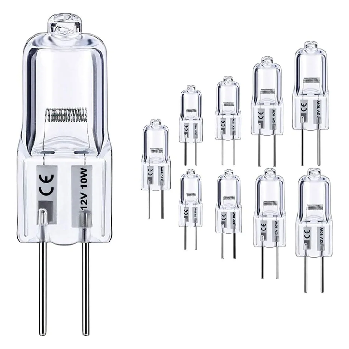 Vinaco G4 Halogen Bulb, 10W 12V Bi-Pin