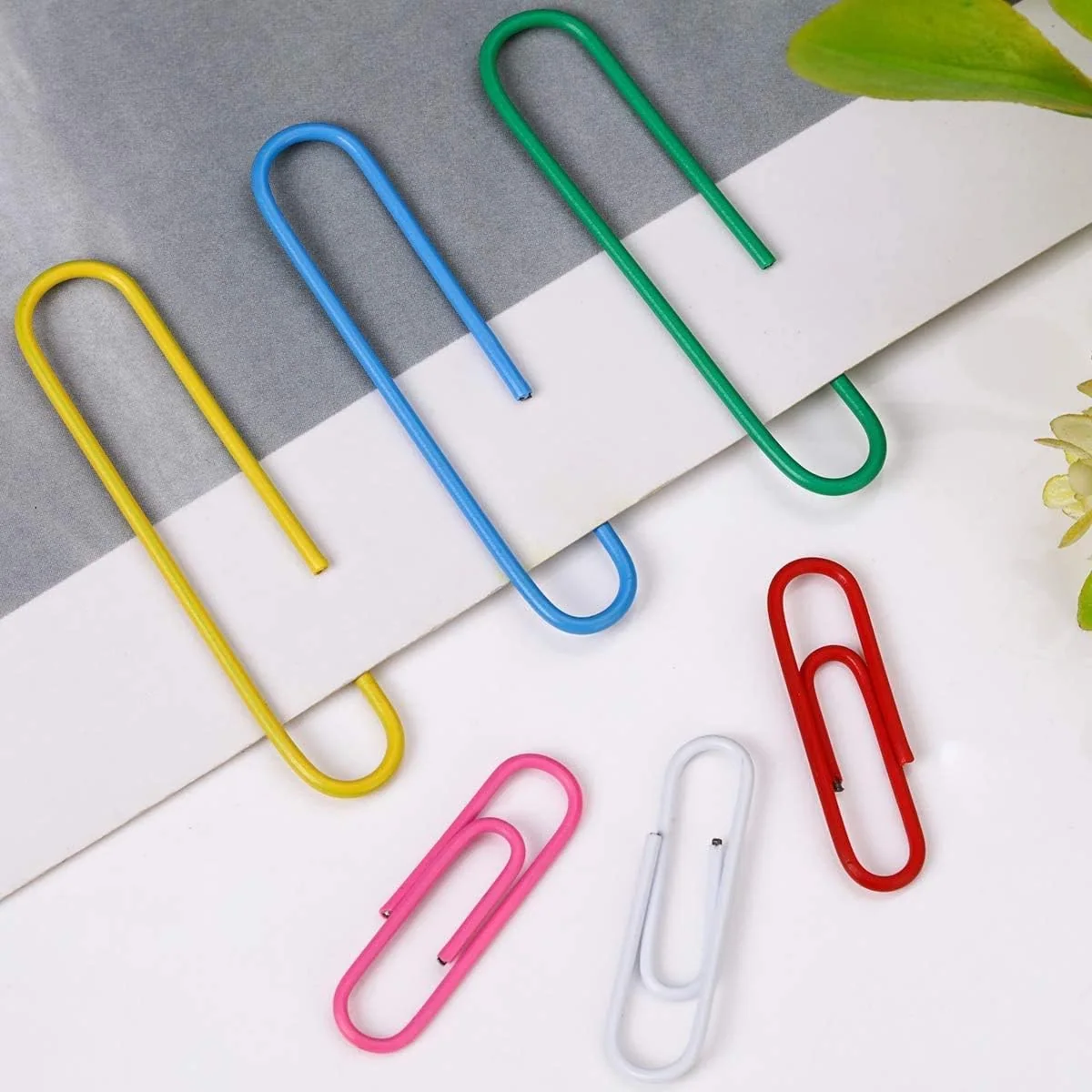 Vinaco Paper Clips, Medium & Jumbo, Assorted Tub